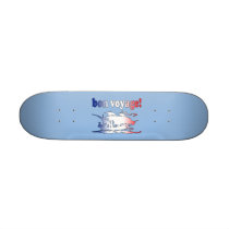 Bon Voyage Good Trip in French Vacations Travel Skateboard Decks