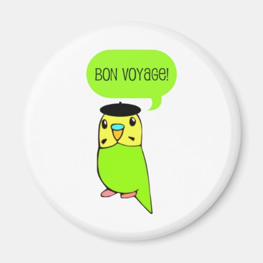 Bon Voyage! Magnet