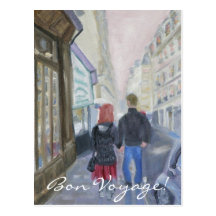Bon Voyage Postcard