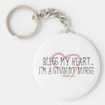BonafideNurse_-_Bless_my_Heart_I'm_a_student Key Chains