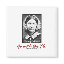 BonafideNurse_-_Go_with_the_Flo Fridge Magnets