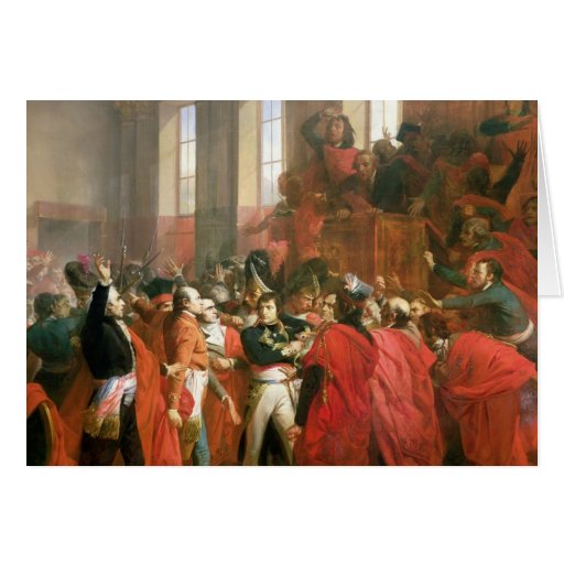 Bonaparte and Council of Five Hundred at St. Greeting Cards