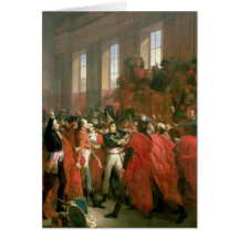 Bonaparte and Council of Five Hundred at St. Greeting Cards