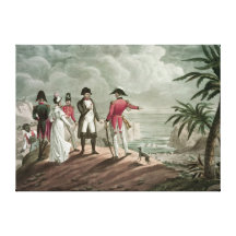 Bonaparte sur la Ste.Hélène Toile Tendue Sur Châssis
