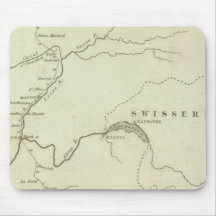 Bonaparte's Route from Elba to Paris Mouse Pads