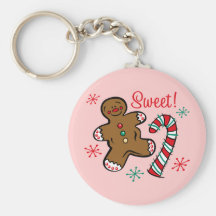 Bonbon à Noël Porte-clef