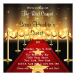 Bonbon de Hollywood de tapis rouge invitation de 1
