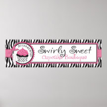 Bonbon fait sur commande chic 2 à Banner_Swirly de Poster