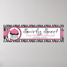 Bonbon fait sur commande chic à Banner_Swirly de b Posters