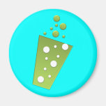 BonBon Party Funky Groove Party Drinks Refrigerator Magnet