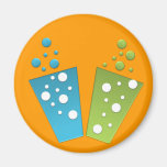 BonBon Party Funky Groove Party Drinks Refrigerator Magnet