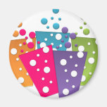 BonBon Party Funky Groove Party Drinks Refrigerator Magnet