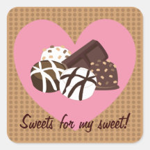 Bonbons pour mon bonbon ! Autocollants