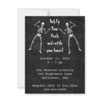 Bone Boogie Halloween Invitation