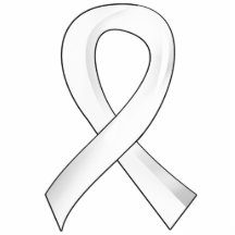 Bone Cancer White Ribbon 3 Photo Sculpture
