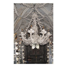 Bone Chandelier Custom Stationery