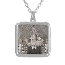 Bone Chandelier Personalized Necklace