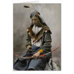 Bone Necklace, Council Chief 1899 Card