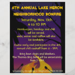 Bonfire Party Flyer