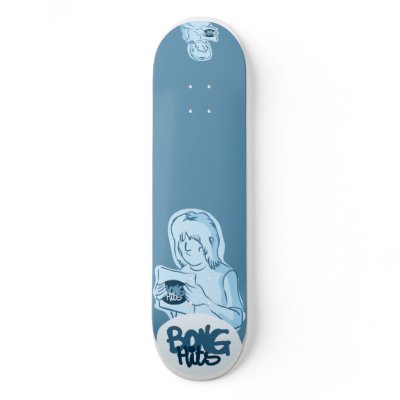 Bong Records Skate Deck by matiaslucena