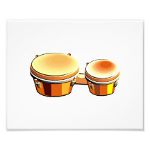 Bongo graphic image, a pair of bongoes photo art