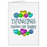 Bonheur de danse carte de vœux