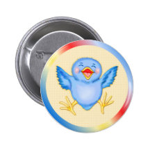 Bonheur d'oiseau bleu pin's