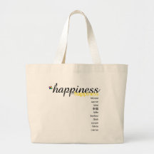 Bonheur Fourre-tout de PositivEnergy Sac En Toile