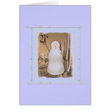 Bonhomme de neige carte de vœux
