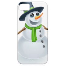 Bonhomme de neige de Noël d'amusement Coque Case-Mate iPhone 5