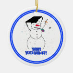 Bonhommes de neige de graduation - YAY ! Vous l'av Ornements De Noël