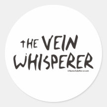 Bonified_Nurse_-_the_vein_whisperer2 Round Stickers