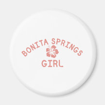 Bonita Springs Pink Girl Magnets