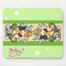 bonjour birdies tapis de souris