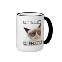 Bonjour grincheux Cat™ - aucune une telle chose Mug