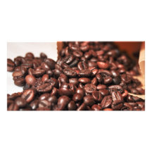 BONJOUR H GRAINS DE CAFÉ Roasted-coffee-bag1960 Photocarte Customisée