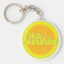 Bonjour soleil porte-clefs