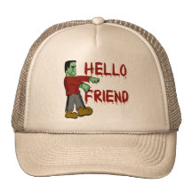 Bonjour T-shirts déplaisants de Frankenstein d'ami Casquettes