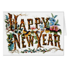 Bonne année carte de vœux