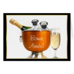 Bonne Année ! carte de voeux de carlins