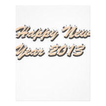 Bonne année modèle d'en-tête de lettre