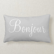Bonne Nuit Bonjour Decorative Bedroom Accent Pillow