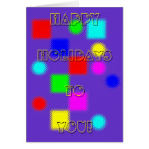 Bonnes fêtes à vous ! cartes