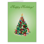 Bonnes fêtes arbre de Noël : Carte de voeux