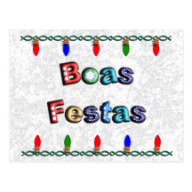 Bonnes Fêtes avec Tu étincelles de Noël Cartes Postales