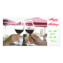 Bonnes fêtes carte carte avec photo
