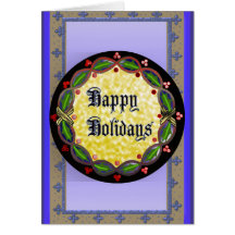 bonnes fêtes guirlande cartes de vœux