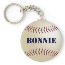Bonnie Baseball Keychain by 369MyName