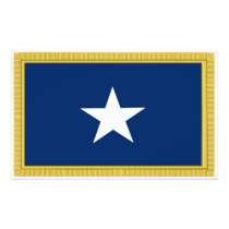 Bonnie Blue Flag First Texas Cofederate Volunteers Photographic Print