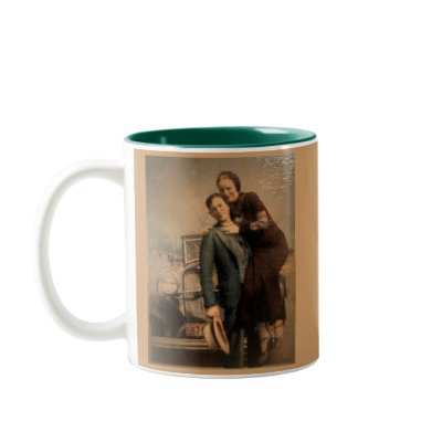 Bonnie & Clyde Coffee Mug by debzmoss